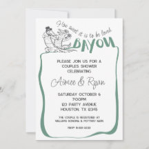How Sweet it is to be Loved Bayou Invitation