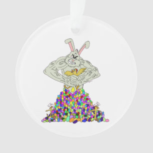 How the Easter Bunny gets his eggs Ornament