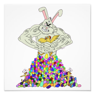 How the Easter Bunny gets his eggs   Photo Print