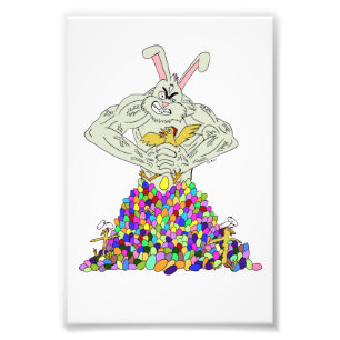 How the Easter Bunny gets his eggs Photo Print