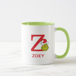 How the Grinch Stole Christmas   Name & Monogram Z Mug