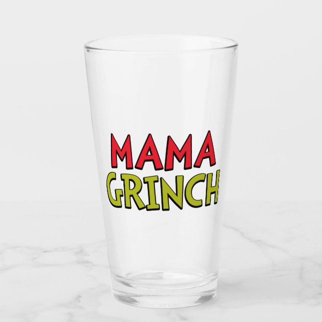 How the Grinch Stole Christmas | Papa Mama Glass (Front)