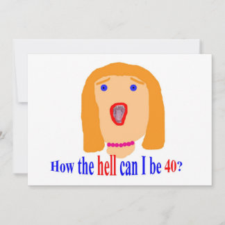 How the hell can I be 40?