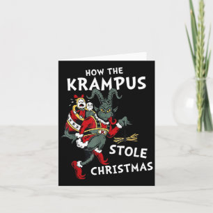 How The Krampus Stole Christmas  Card