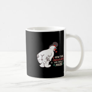 How The Snowflakes Are Really Made Christmas Pajam Coffee Mug