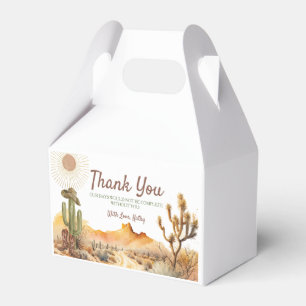 How The West Was One Birthday Party Cowboy Favor Box
