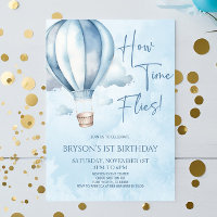 How Time Flies! Hot Air Balloon Birthday Party