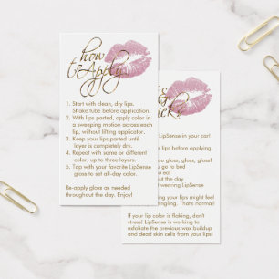 How to Apply -  Pink Lips