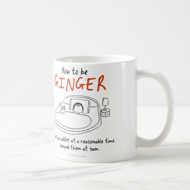 How to be a cat: Ginger Coffee Mug (Right)