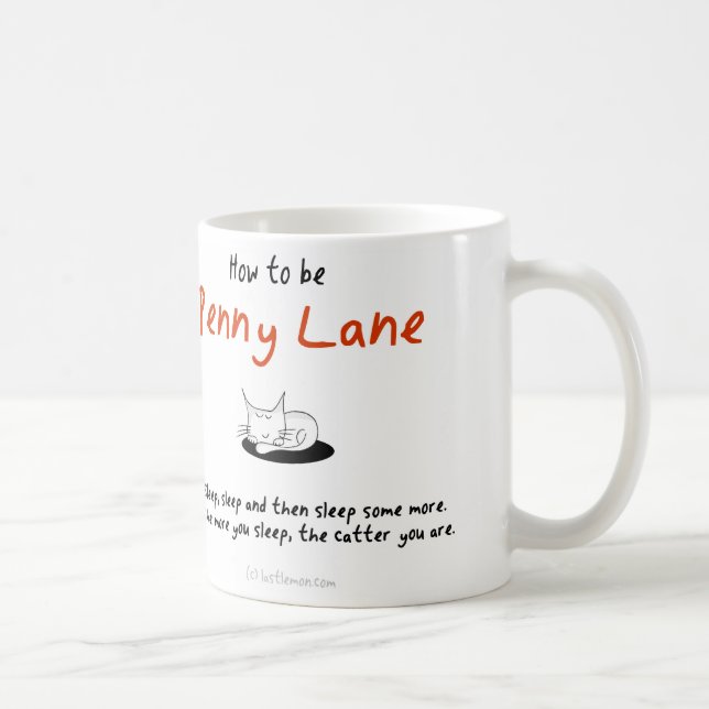 How to be a cat: Penny Lane Coffee Mug (Right)