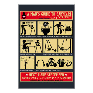 How To Be A Dad Guide Poster