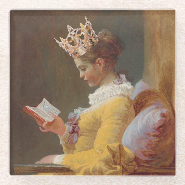 How to be a Queen Glass Coaster (Front)