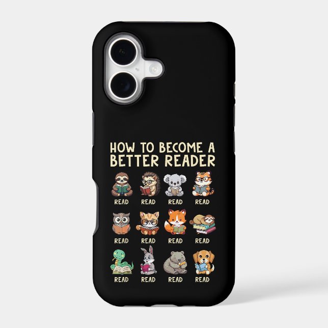 How to Become a Better Reader Book Funny Animals  (Back)