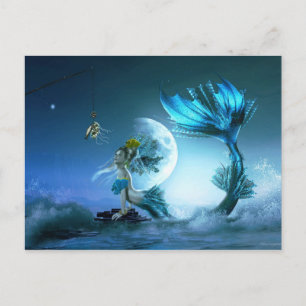How to Catch a Mermaid Postcard