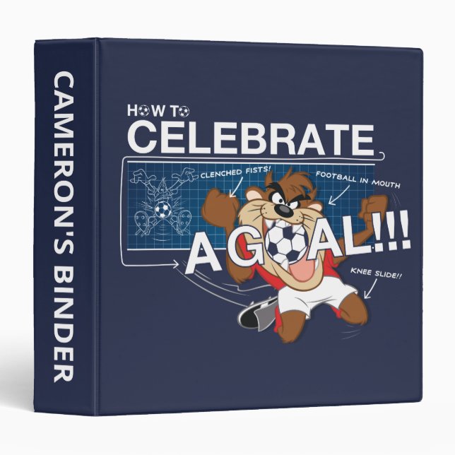 How to Celebrate a Goal With TAZ™ Binder (Front/Spine)