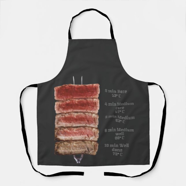 HOW TO COOK STEAK  APRON (Front)