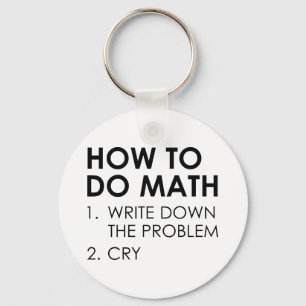 How To Do Math Keychain
