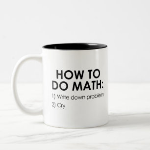 How to Do Math Two-Tone Coffee Mug