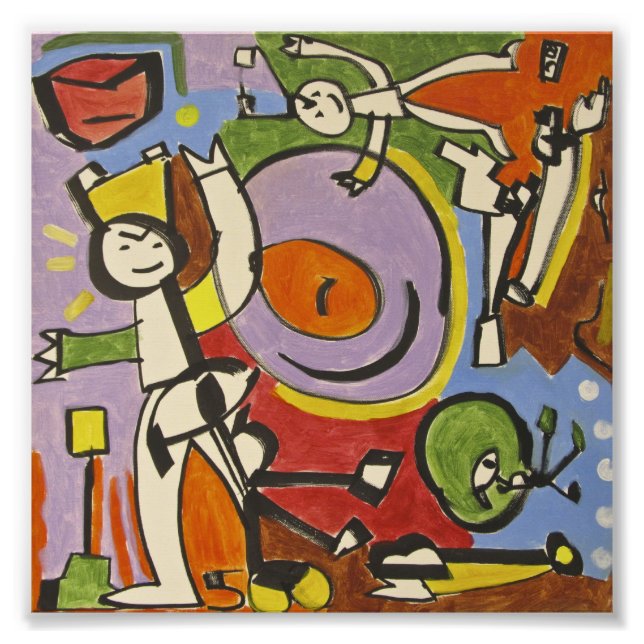 How to Draw a Bad Guy by Patrick & John Photo Print (Front)