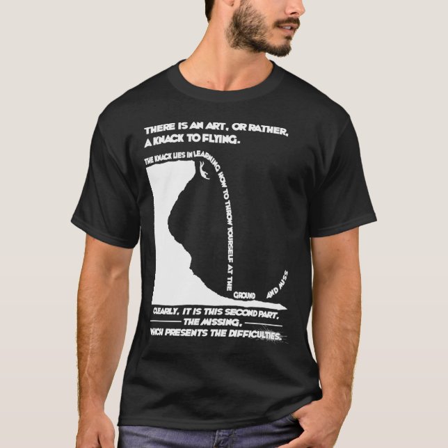 How To Fly (white) T-Shirt (Front)