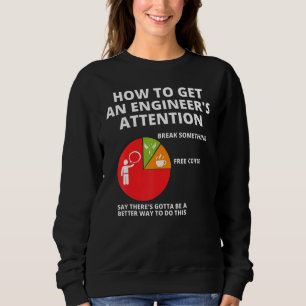How To Get An Engineers Attention Funny Engineerin Sweatshirt