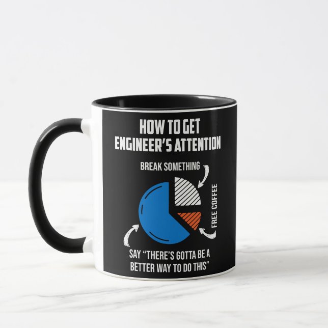 How To Get Engineer Attetion Mechanical Engineer  Mug (Left)