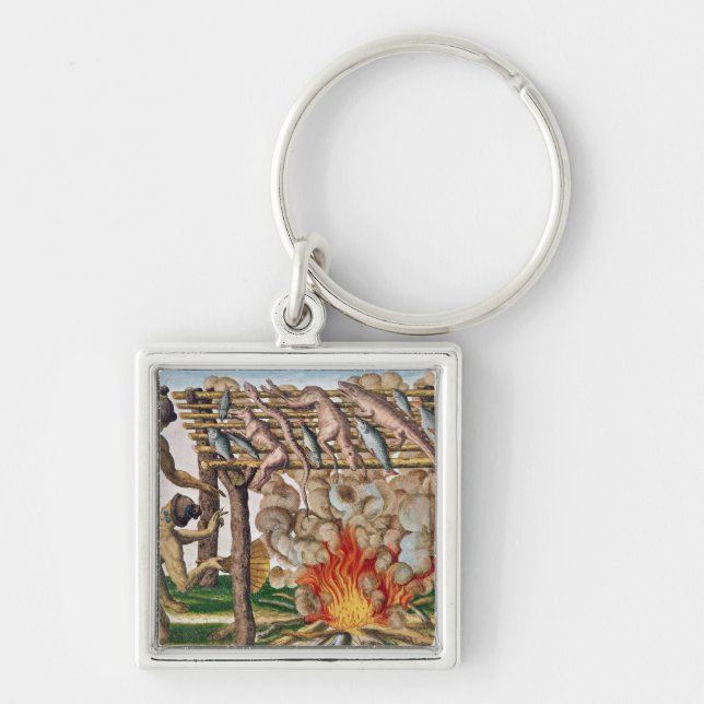 How to grill animals, from 'Brevis Narratio' Keychain (Front)
