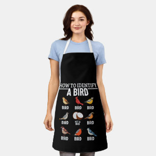 How To Identify A Bird Funny Bird Watching Apron