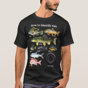 How to Identify Fish, Fish lover,funny gift idea T-Shirt