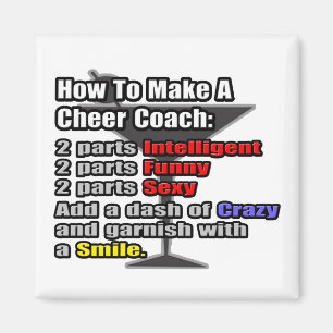 How To Make a Cheer Coach Magnet