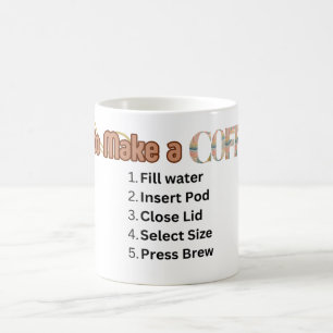 How to Make a Coffee Funny Typography Coffee Mug