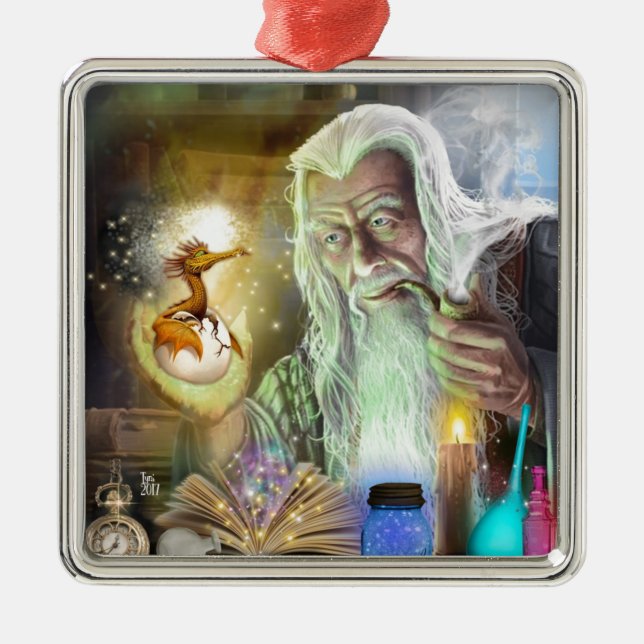 How To Make A Dragon Metal Ornament (Front)