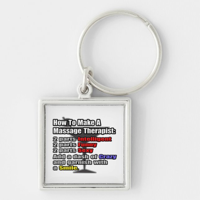 How To Make a Massage Therapist Keychain (Front)