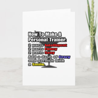 How To Make a Personal Trainer Card
