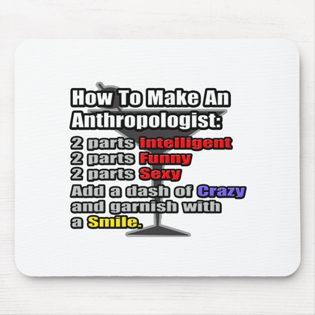 How To Make an Anthropologist Mouse Pad (Front)