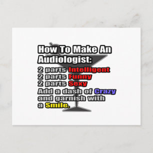 How To Make an Audiologist Postcard