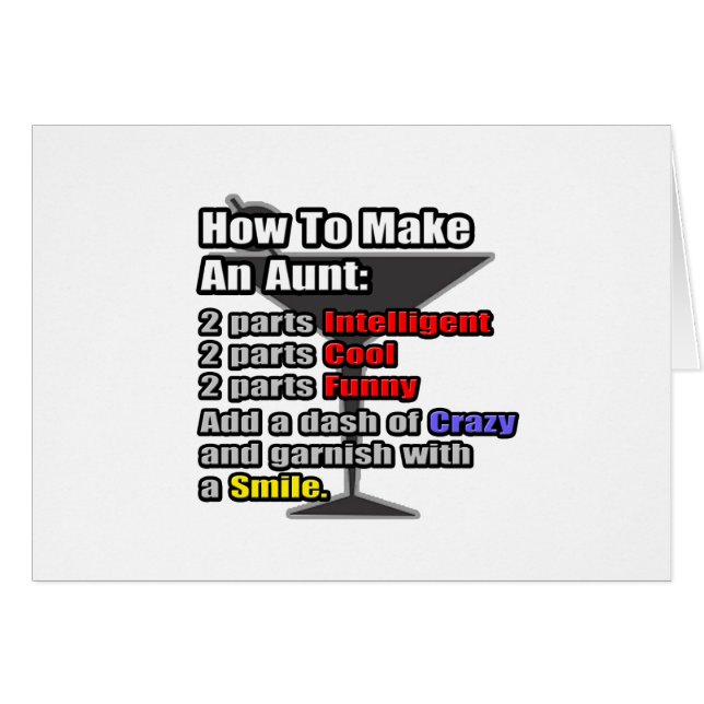 How To Make an Aunt (Front Horizontal)