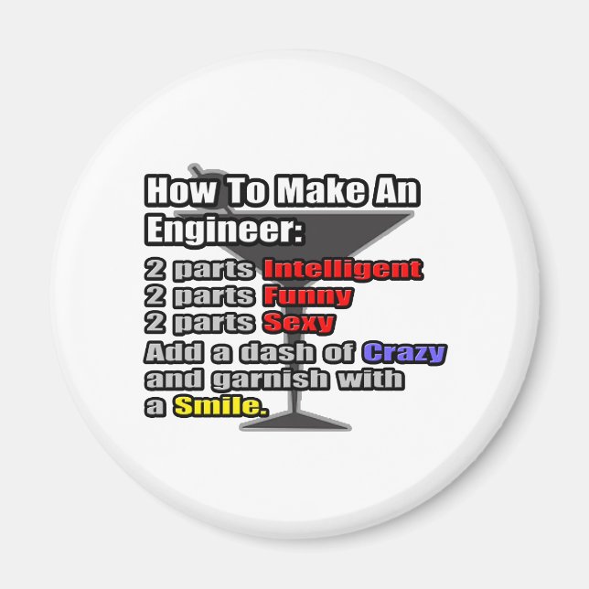 How To Make an Engineer Magnet (Front)