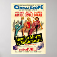 How to Marry a Millionaire Retro Marilyn Monroe