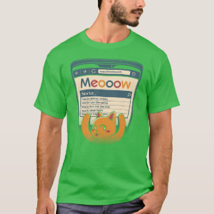 How To Rule The World Cat Using a Computer by Tobe T-Shirt