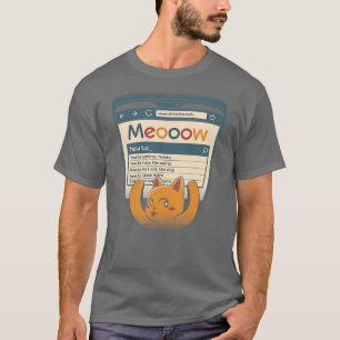 How To Rule The World Cat Using a Computer by Tobe T-Shirt