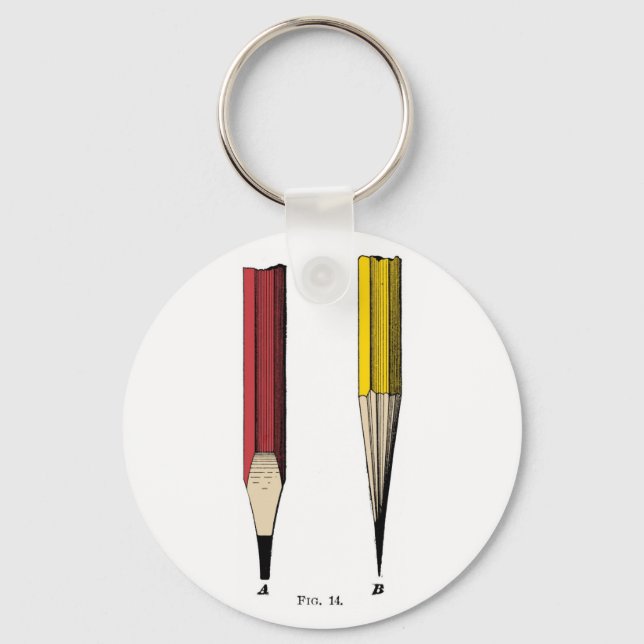 How To Sharpen A Pencil Keychain (Front)