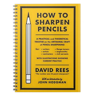 how to sharpen pencils notebook