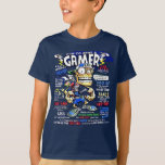 How to spot a gamer T-Shirt<br><div class="desc">Perfect Birthday Gift Idea for Men / Women / Kids who loves video games - How to spot a gamer Shirt. Awesome present for dad, father, mom, brother, uncle, husband, wife, adult, son, youth, boy, girl, baby, teen, friend on Birthday / Christmas Day Funny Retro Gaming Do Not Disturb I'm...</div>