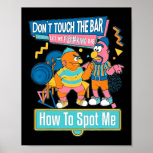 How To Spot Me Gym Weightlifting Bodybuilding Fitn Poster