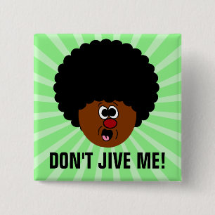 How to talk to crooks about evil criminal activity 2 inch square button