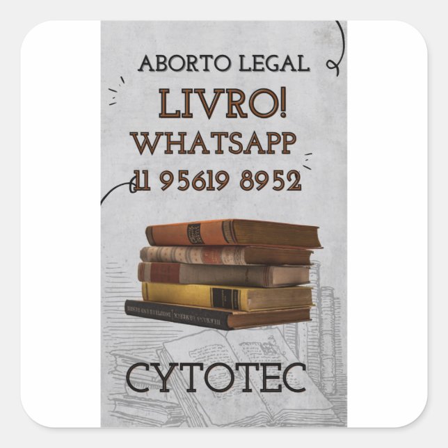 how to use original cytotec 11-95619-8952 square sticker (Front)
