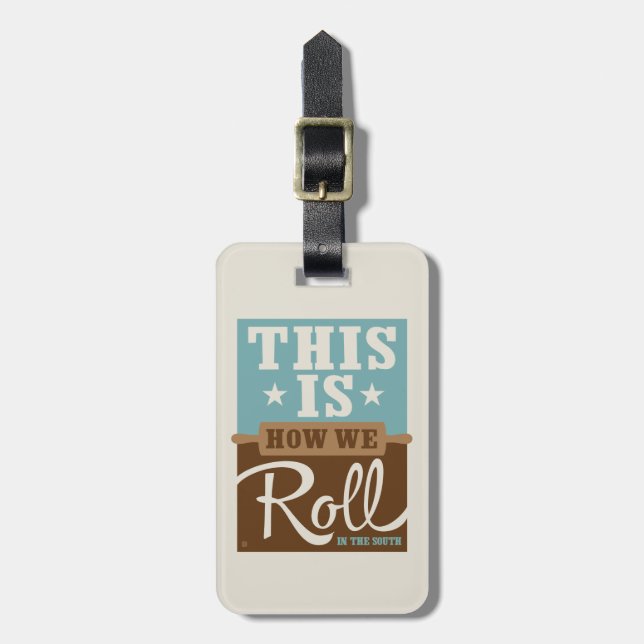 How We Roll Luggage Tag (Front Vertical)