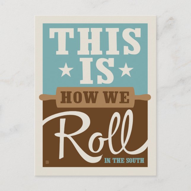 How We Roll Postcard (Front)