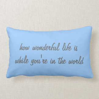 How wonderful lumbar pillow